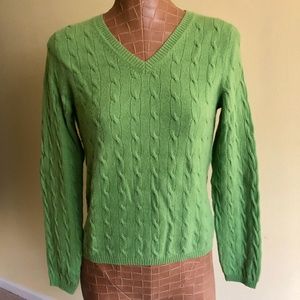 Charter House 2 Ply Cashmere V-Neck Sweater